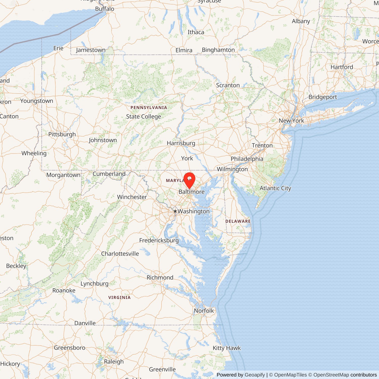 Louisa May Alcott School State Map