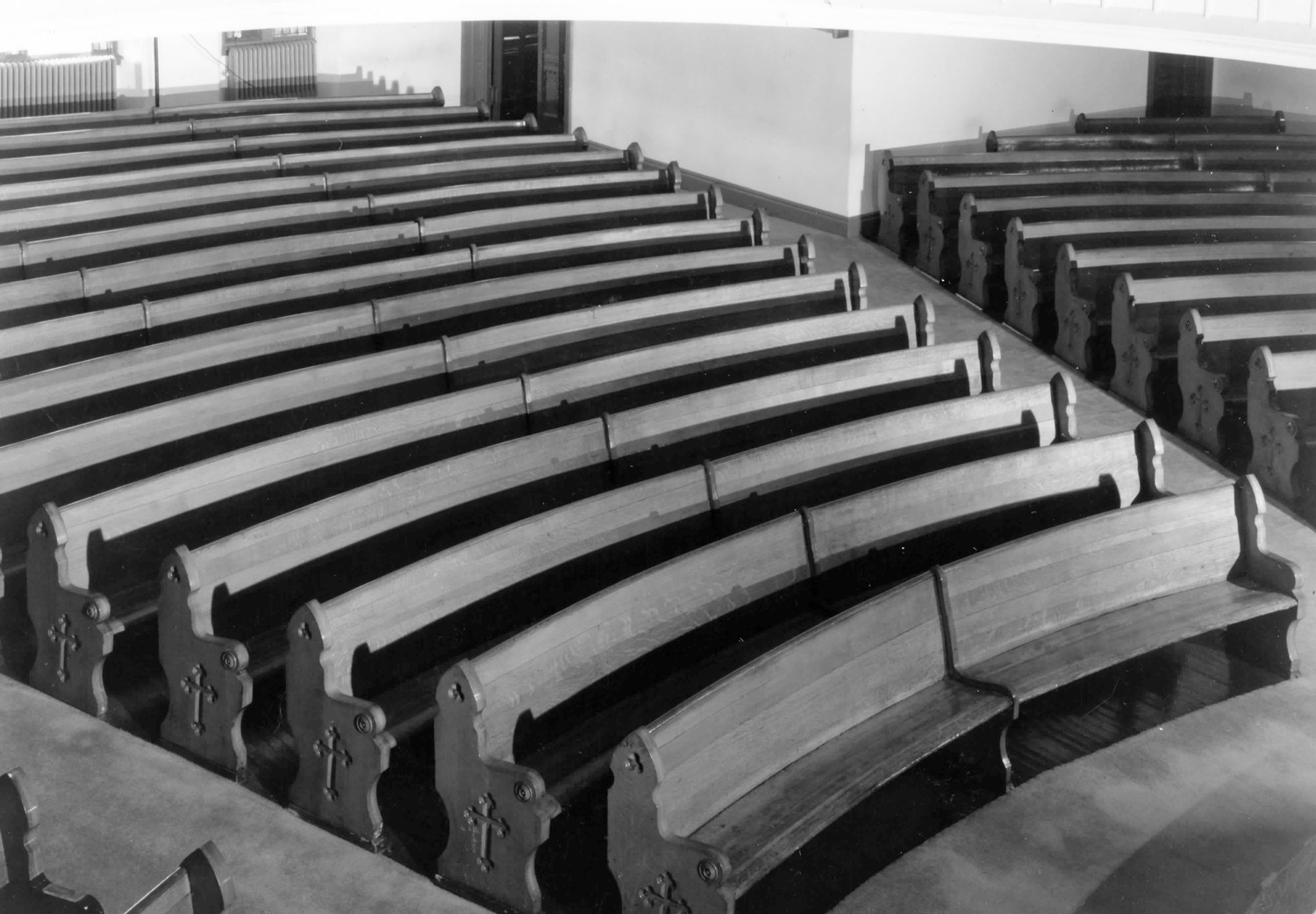 Sharp Street Memorial United Methodist Church and Community House, Baltimore Maryland Interior looking east (1978)