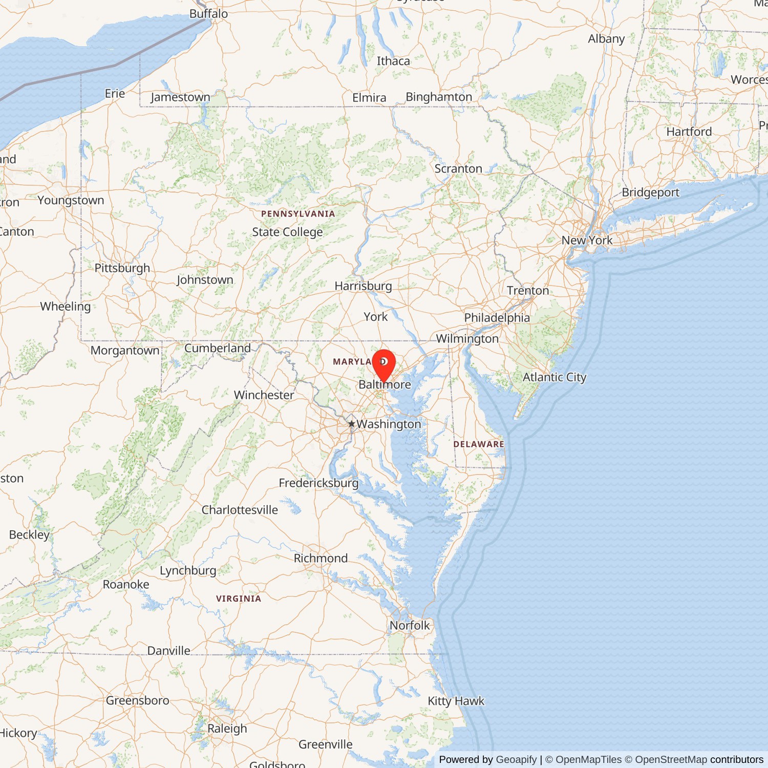 Stewart's Department Store State Map