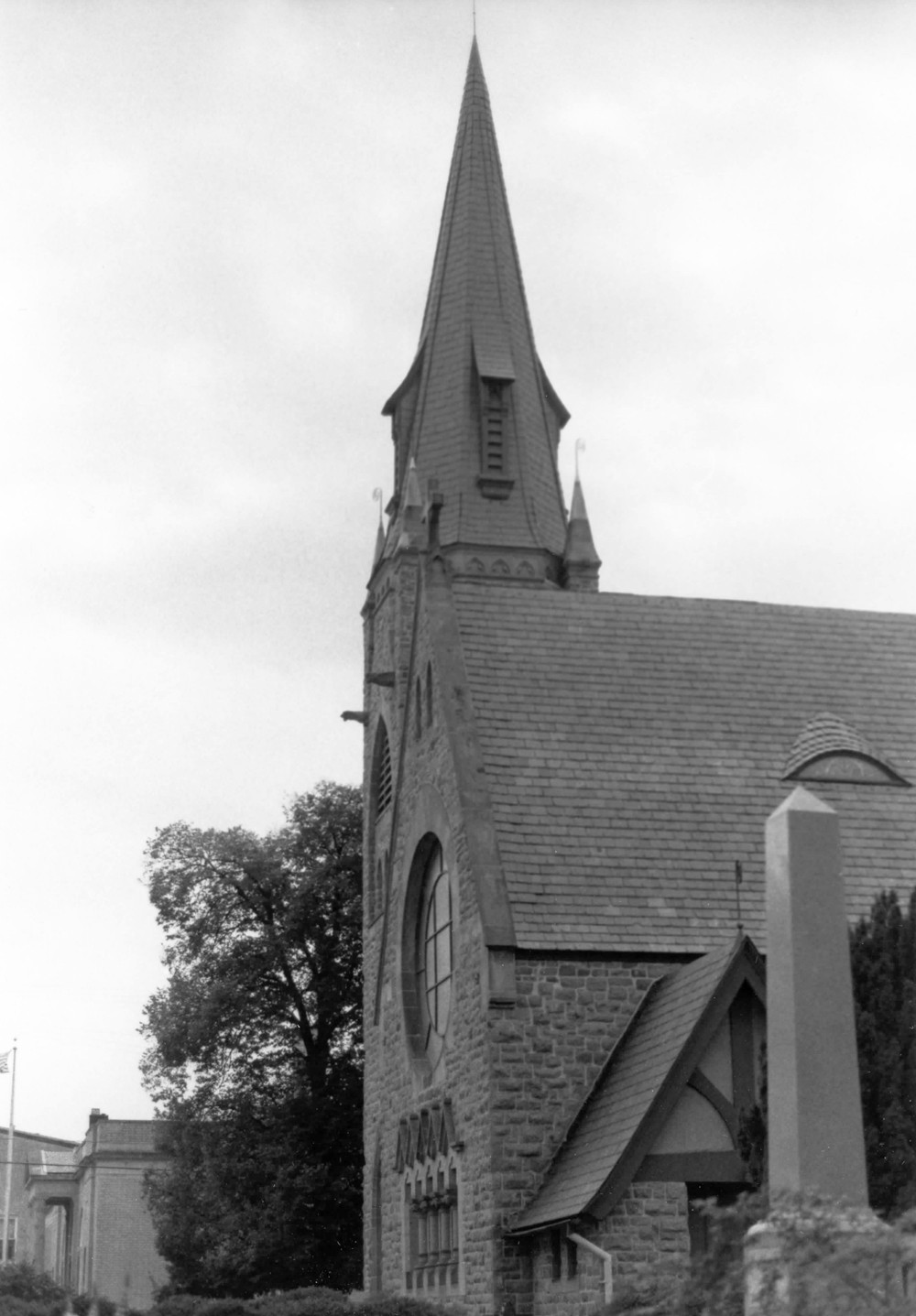 Christ Episcopal Church and Cemetery, Cambridge Maryland View from southeast (1983)