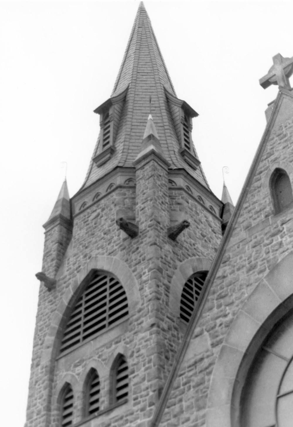 Christ Episcopal Church and Cemetery, Cambridge Maryland Tower detail (1983)
