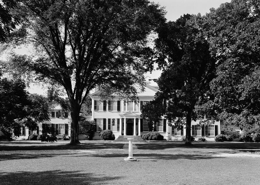 Wye House Mansion, Easton Maryland 1963 SOUTH (FRONT) ELEVATION