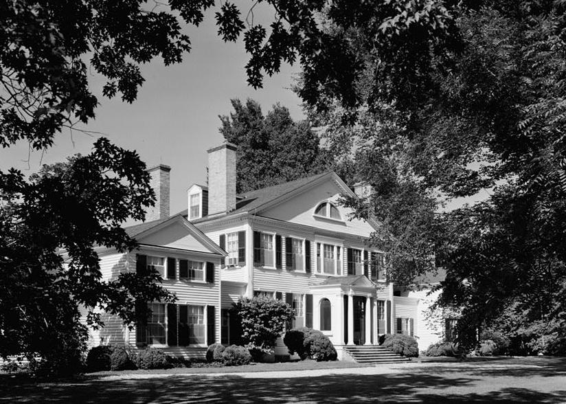 Wye House Mansion, Easton Maryland 1963 SOUTHWEST VIEW