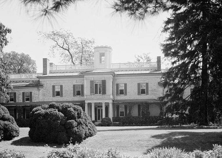 Doughoregan Manor, Ellicott City Maryland 1936 GARDEN SIDE