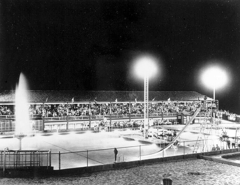 Glen Echo Amusement Park, Glen Echo Maryland Crystal Swimming Pool (1930s)