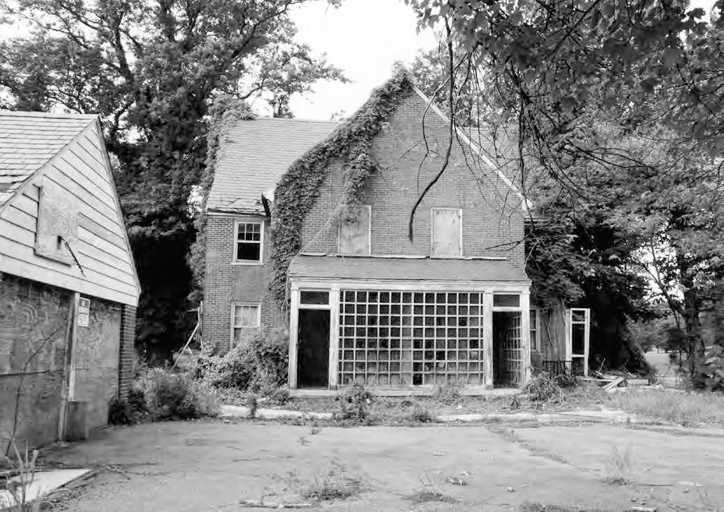 Glenn Dale Tuberculosis Hospital and Sanatorium, Glenn Dale Maryland Duplex # 1, northeast elevation (2009)