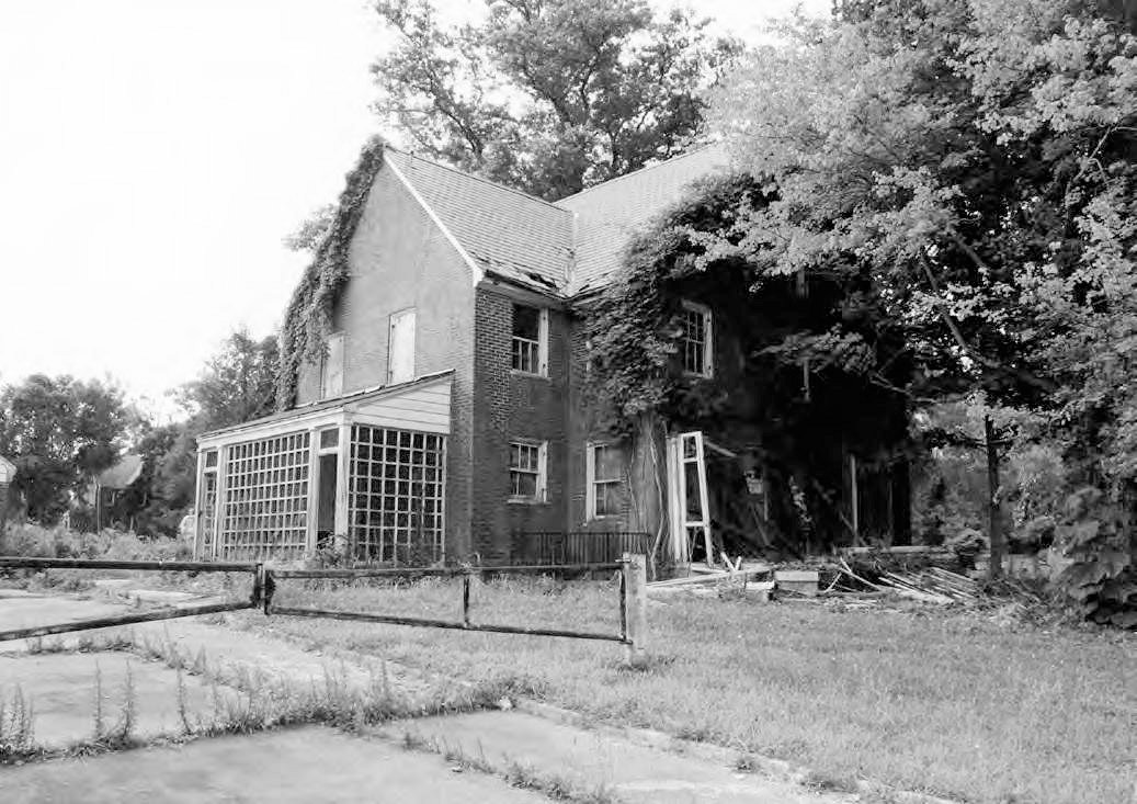 Glenn Dale Tuberculosis Hospital and Sanatorium, Glenn Dale Maryland Duplex # 1, northeast and northwest (2009)