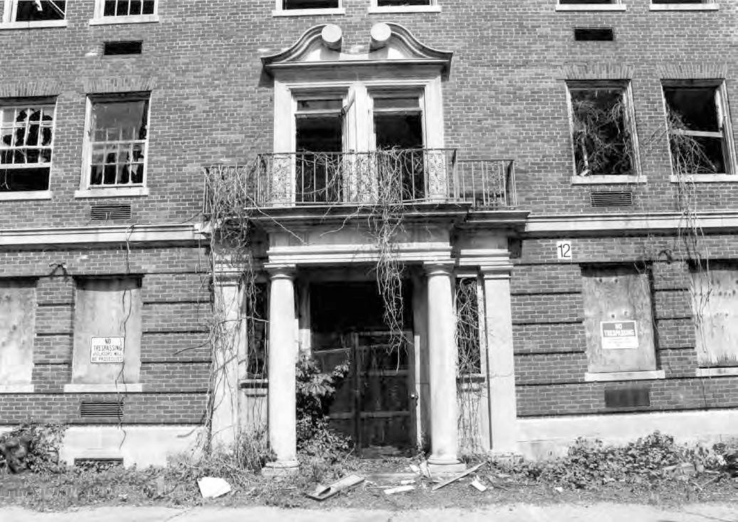 Glenn Dale Tuberculosis Hospital and Sanatorium, Glenn Dale Maryland Adult Hospital, main entry (2009)