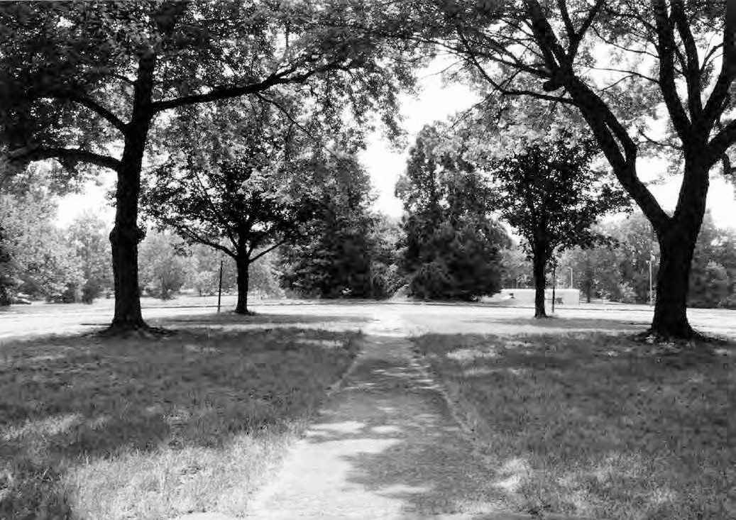 Glenn Dale Tuberculosis Hospital and Sanatorium, Glenn Dale Maryland View looking southeast from Adult Hospital to campus (2009)