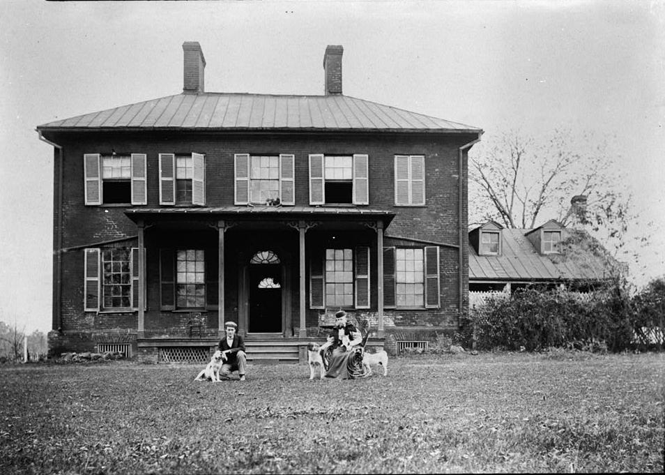 Mount Lubentia Plantation - Magruder House, Largo Maryland 1898 VIEW FROM EAST (front)