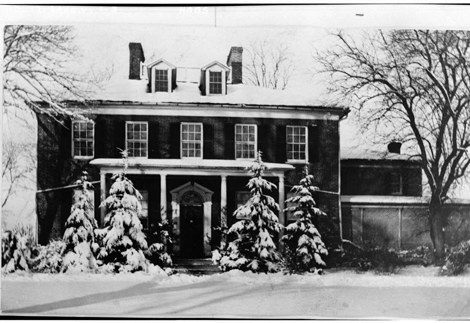 Mount Lubentia Plantation - Magruder House, Largo Maryland VIEW FROM EAST (front)