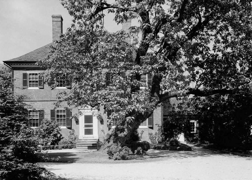 Montpelier - Snowden House, Laurel Maryland 1936 VIEW FROM WEST.