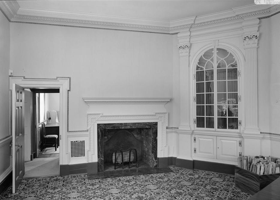 Montpelier - Snowden House, Laurel Maryland SOUTHEAST ROOM, FIRST FLOOR, LOOKING TOWARDS WEST WALL