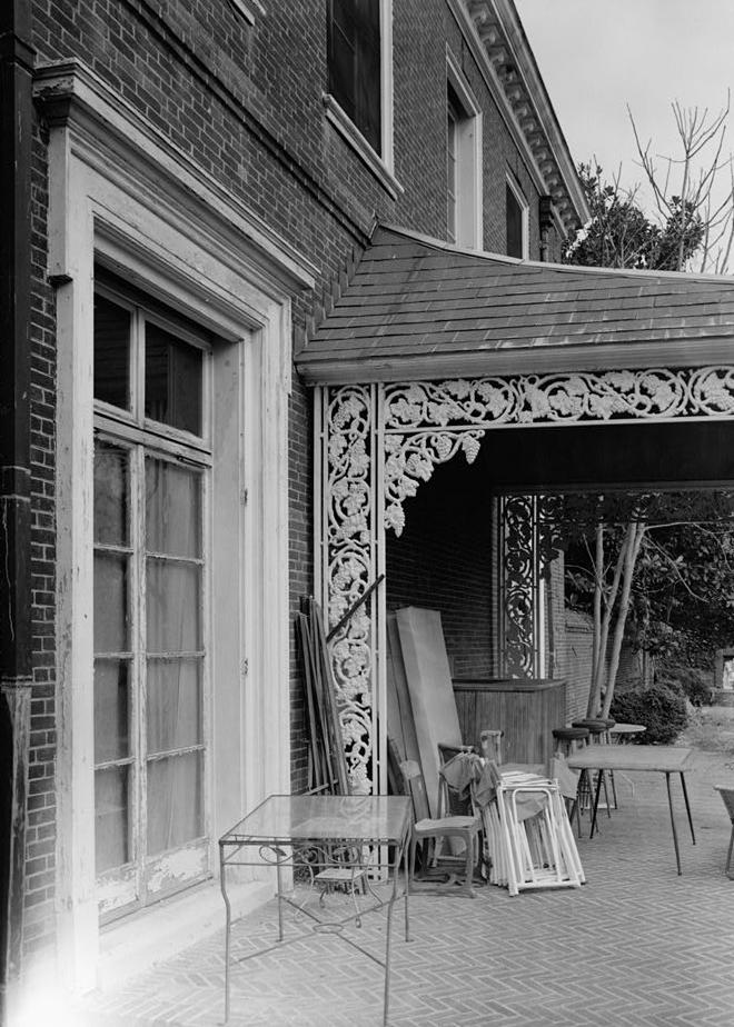 Oxon Hill Manor, Oxon Hill Maryland PORCH ON SOUTH ELEVATION, LOOKING NORTHEAST