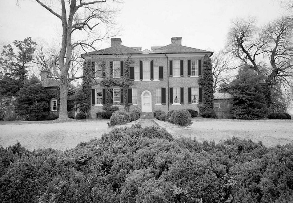 Poplar Hill -  His Lordships Kindness, Rosaryville Maryland SOUTHWEST (FRONT) FACADE ELEVATION
