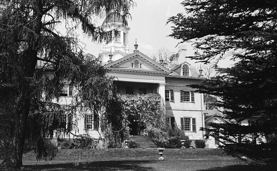 Hampton Mansion, Towson Maryland 1937 South Elevation