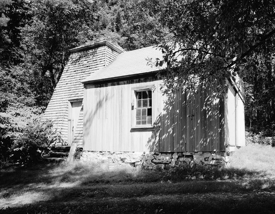 Doubling Point Light Station, Bath Maine Bell Tower and Storage Building West and South Sides (1989)