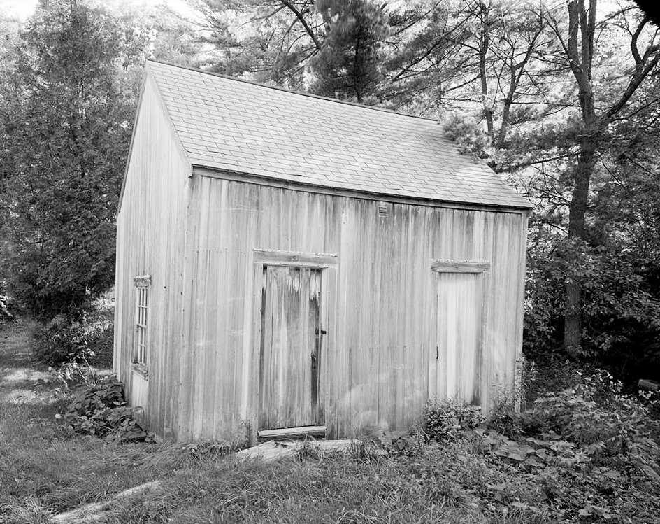Doubling Point Light Station, Bath Maine Shed North and West Sides (1989)