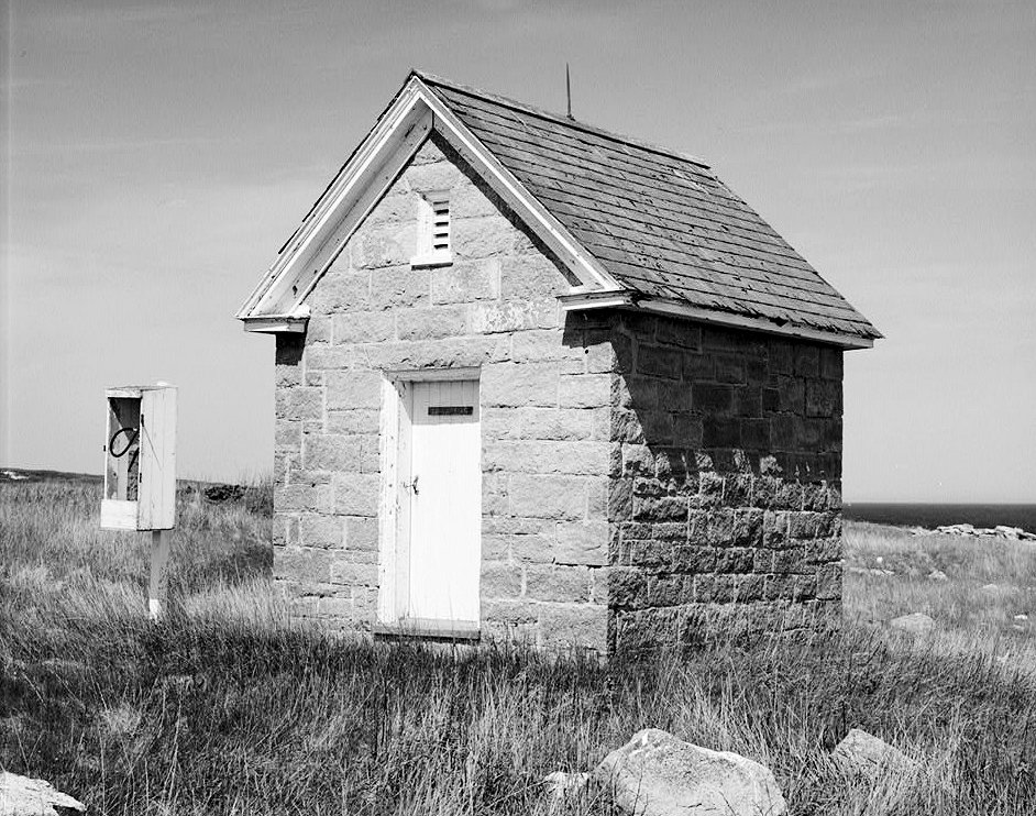 Great Duck Island Lighthouse, Frenchboro Maine Oil House West and South Sides (1991)