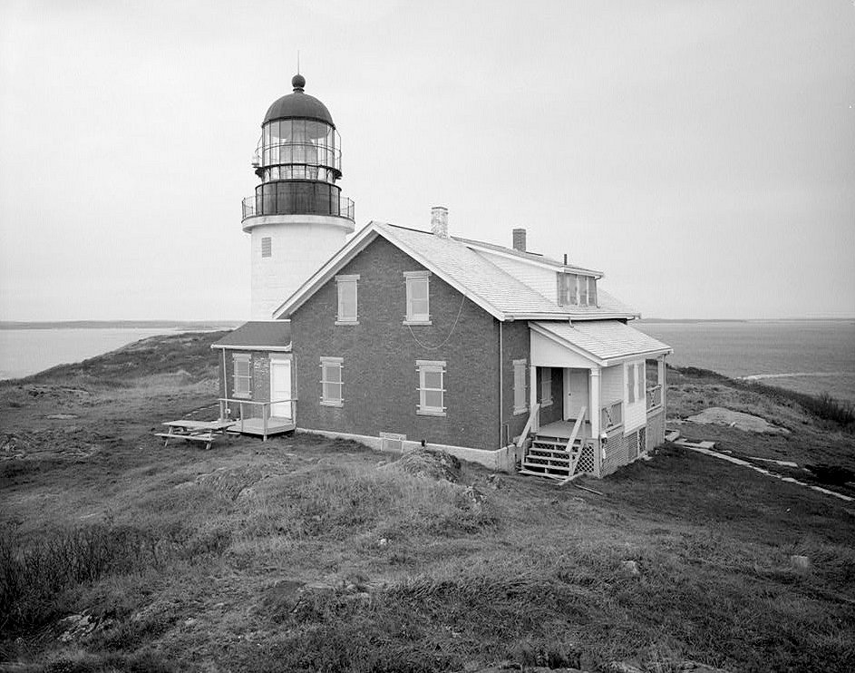 Seguin Island Light Station, Georgetown Maine Light Tower and Keeper'S House Southwest and Southeast Sides (1991)