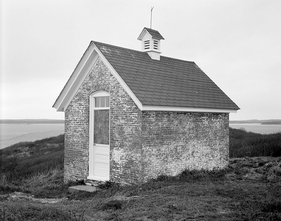 Seguin Island Light Station, Georgetown Maine Oil House South and East Sides (1991)