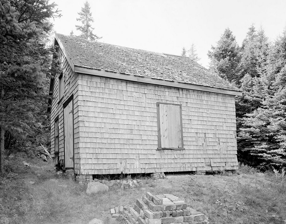 Narraguagus Lighthouse, Milbridge Maine Barn South and East Sides (1990)