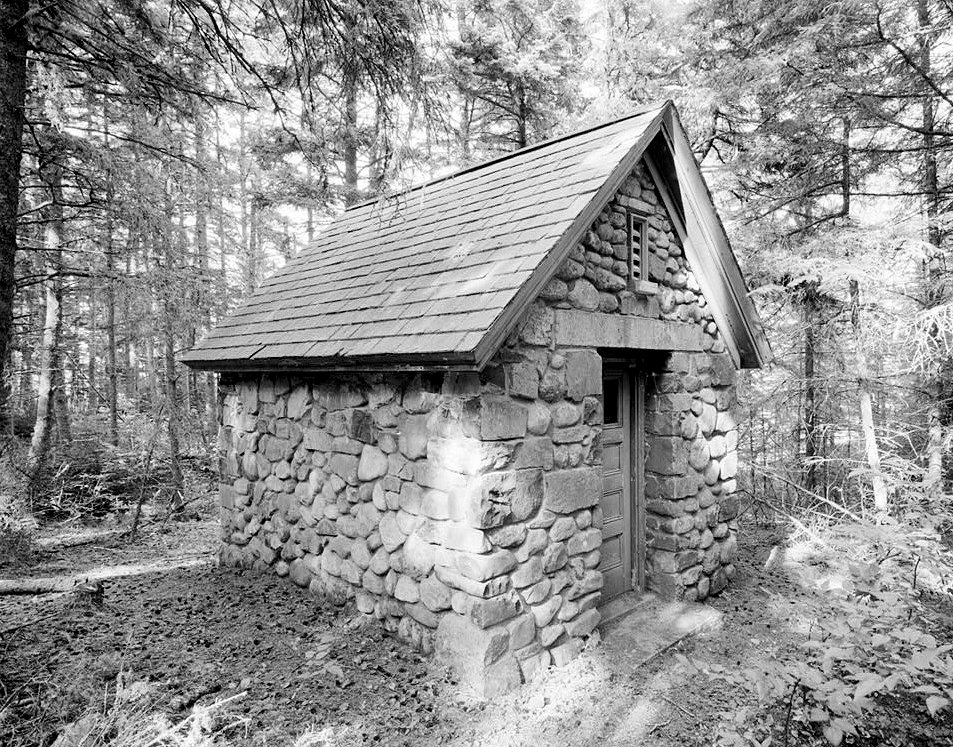 Narraguagus Lighthouse, Milbridge Maine Oil House West and South Sides (1990)