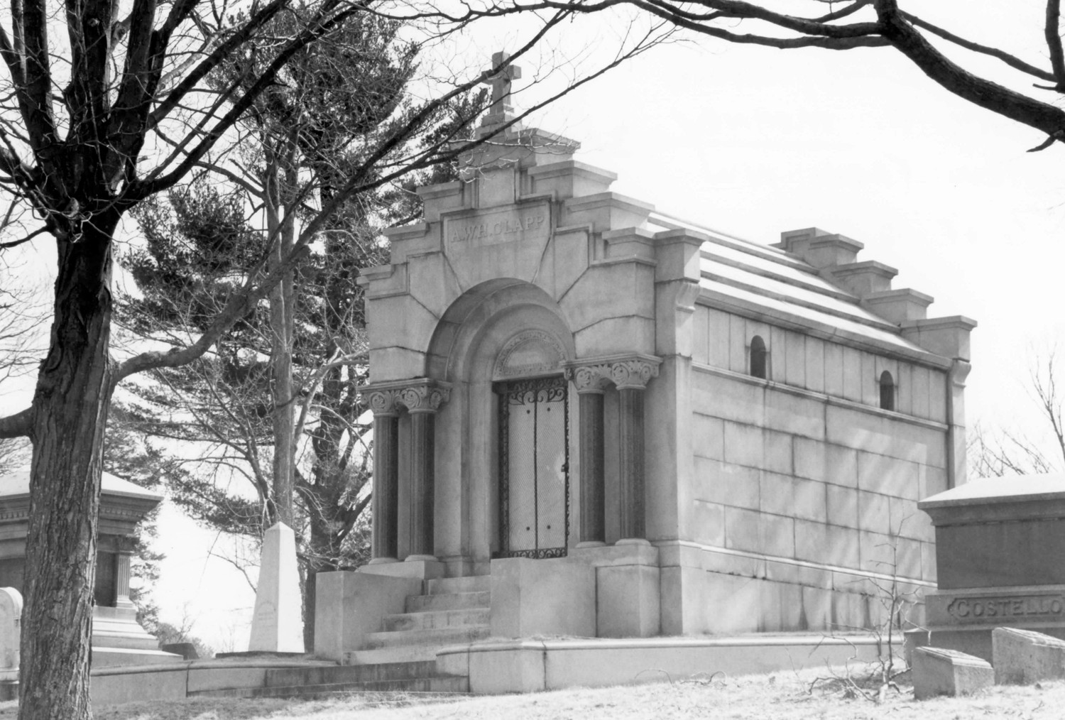 Evergreen Cemetery, Portland Maine Clapp Tomb (1992)