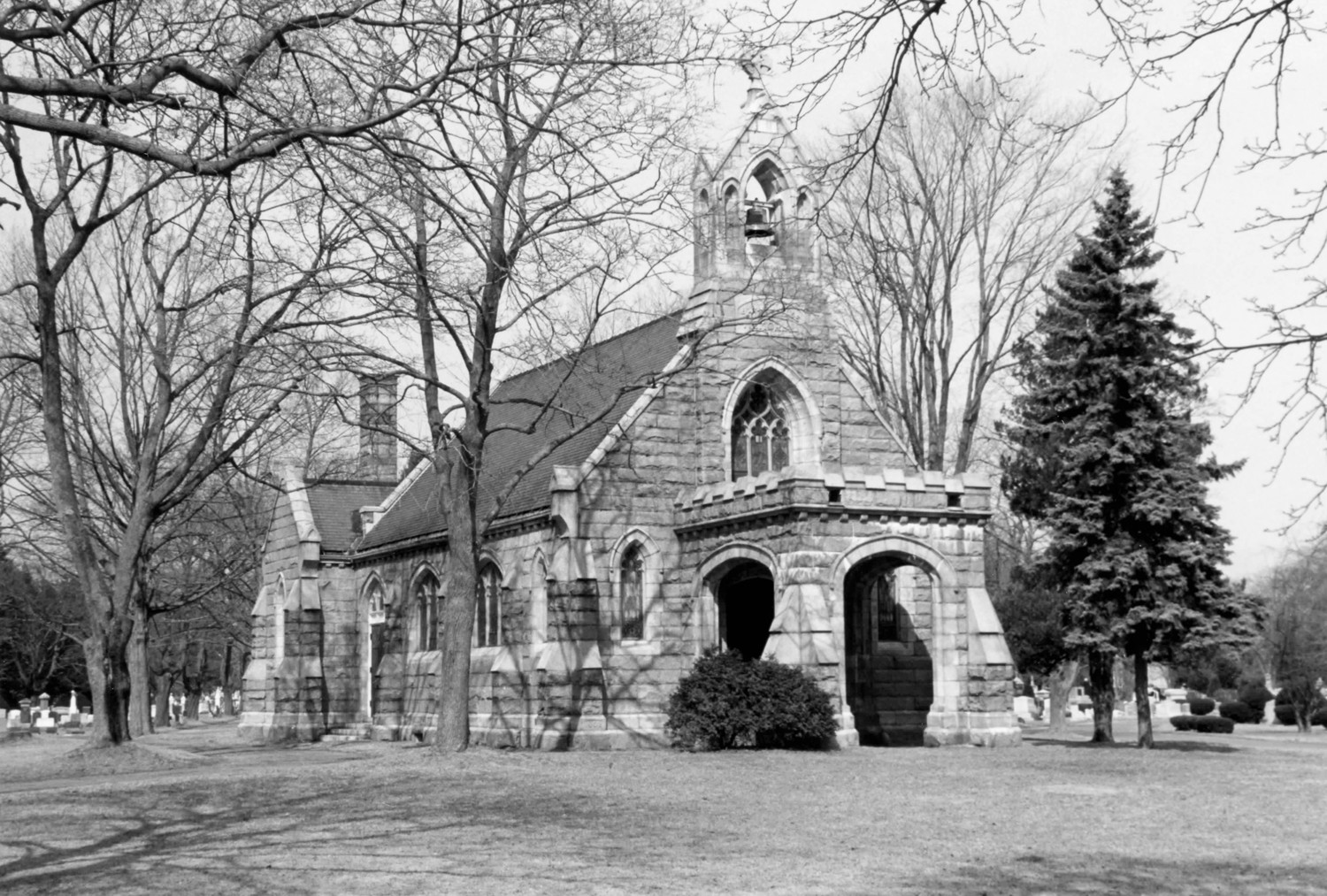 Evergreen Cemetery, Portland Maine Wilde Memorial Chapel (1992)