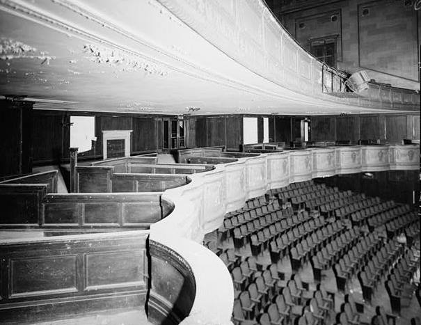 Orchestra Hall (Paradise Theatre), Detroit Michigan 1970 MEZZANINE BOXES