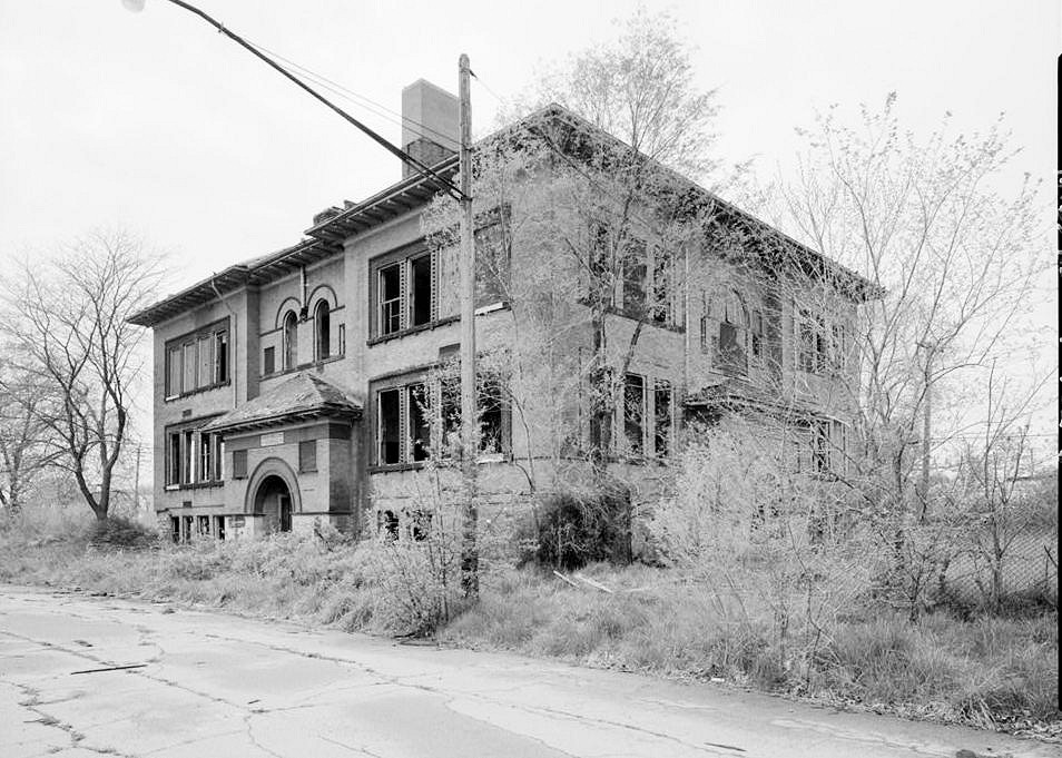 David Preston School, Detroit Michigan 1998 EAST FRONT AND NORTH SIDE