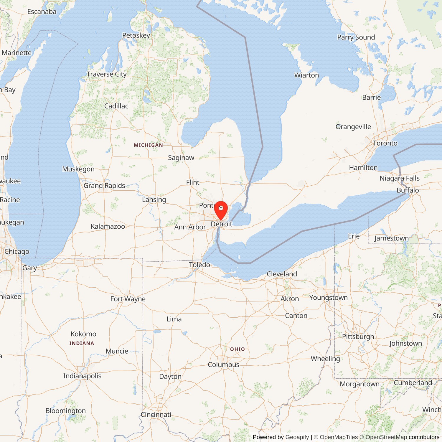 Bohn Aluminum and Brass Corporation State Map