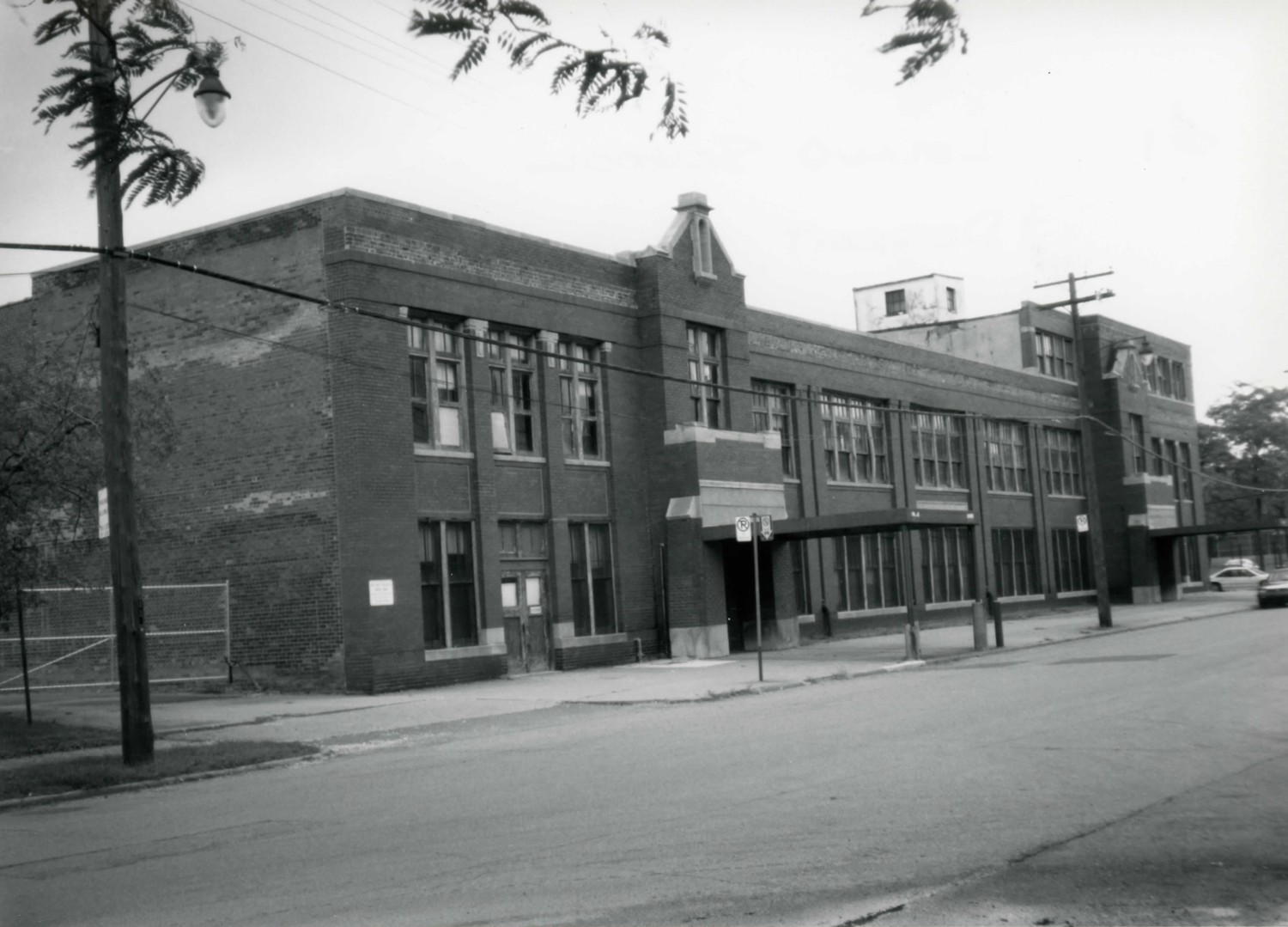 Nellie Leland School, Detroit Michigan South (front) facade (2001)