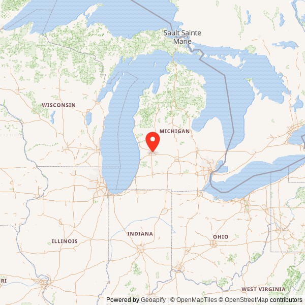 Grand Rapids Christian High School State Map