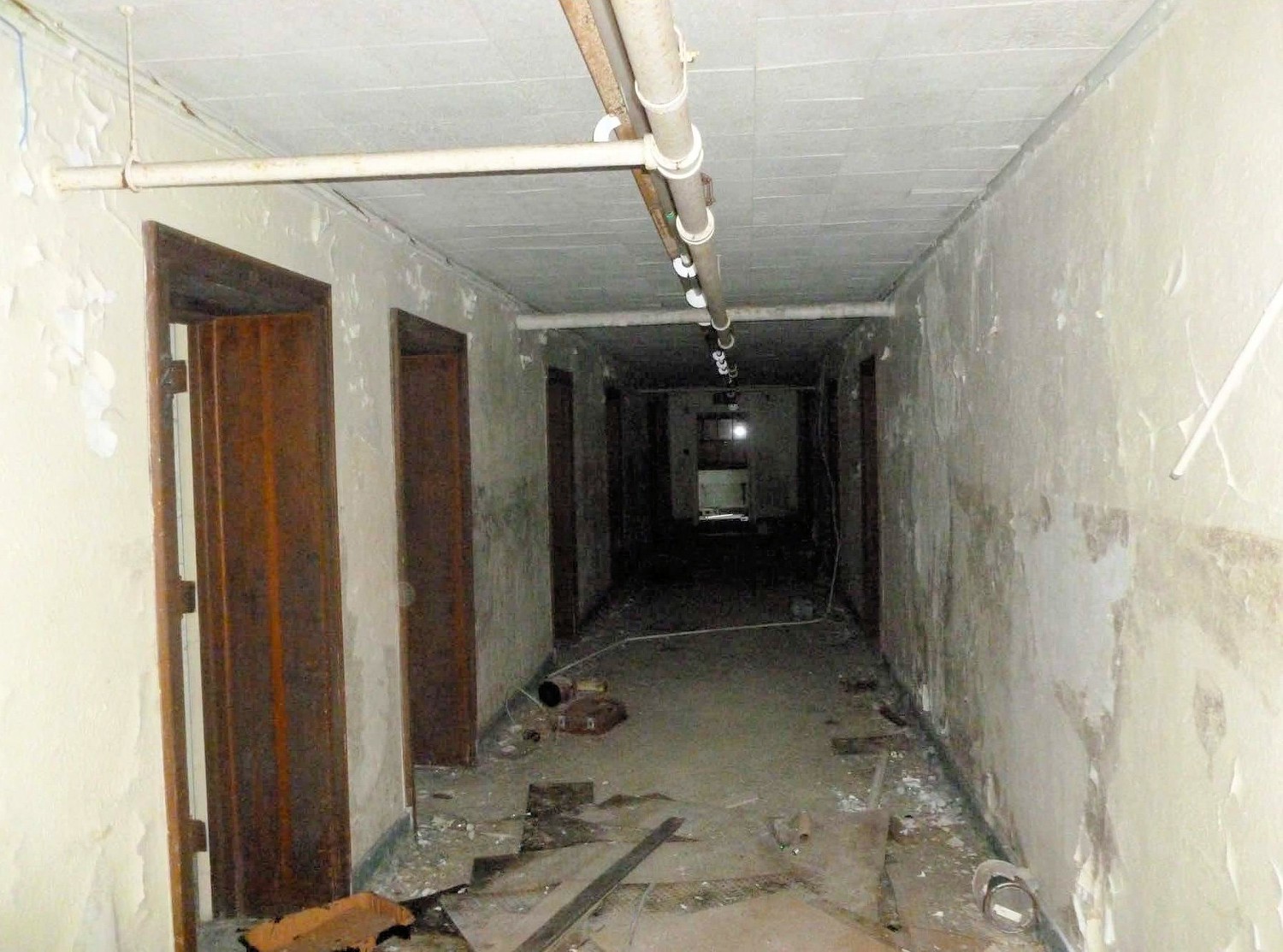 Michigan School for the Blind, Lansing Michigan Interior hallway view main administration building (2017)