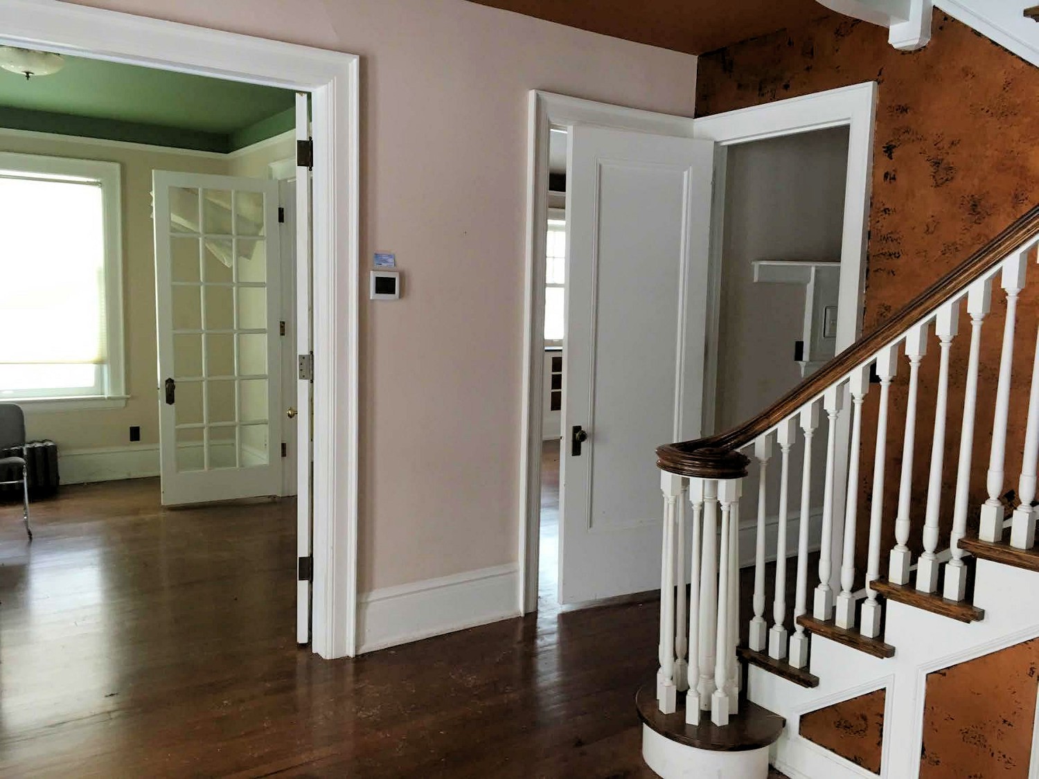 Michigan School for the Blind, Lansing Michigan Entry and stair superintendents house (2017)