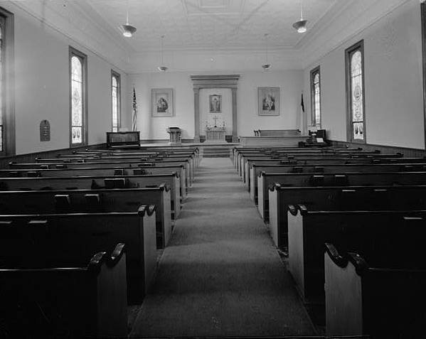 First Congregational Church, Vermontville Michigan WEST END OF AUDITORIUM