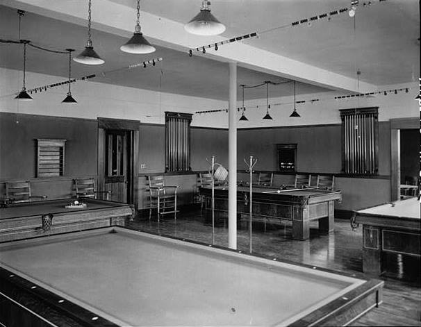Goodfellowship Community Club Building, Duluth Minnesota (DATE UNKNOWN) - BILLIARD ROOM BASEMENT - VIEW TO NORTH