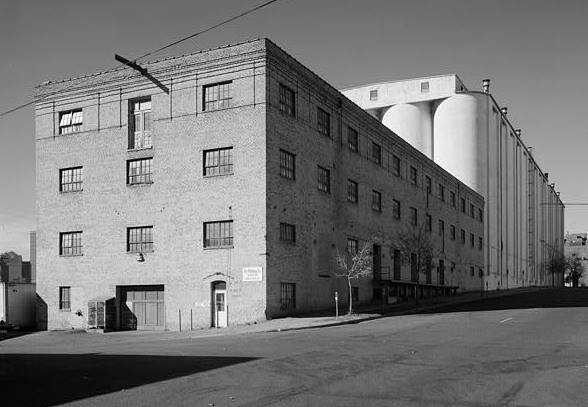 Pillsbury 'A' Mill, Minneapolis Minnesota WAREHOUSE AND ELEVATORS FROM NORTHEAST