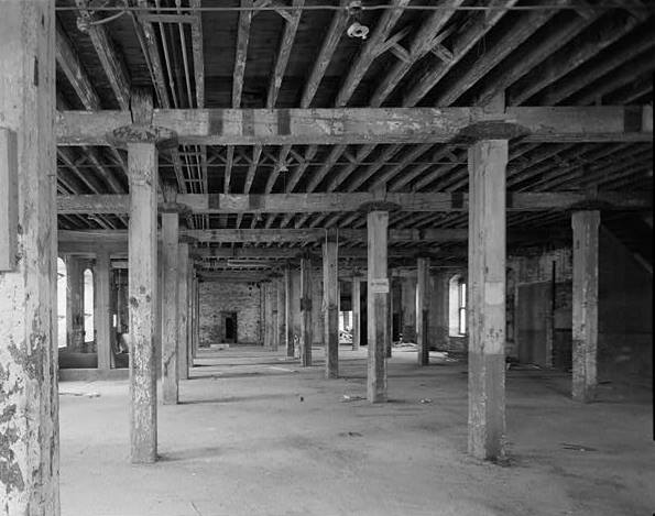 Standard Mill, Minneapolis Minnesota SECOND FLOOR, INTERIOR, LOOKING WEST FROM FRONT OF MILL