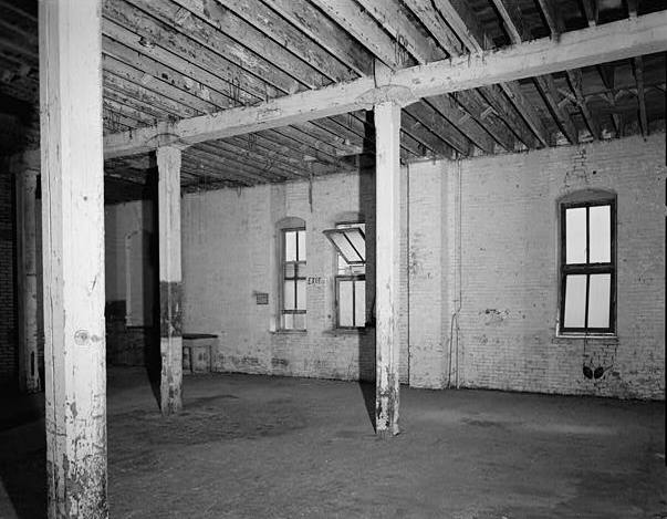 Standard Mill, Minneapolis Minnesota THIRD FLOOR, INTERIOR, DETAIL SHOWING FRAMING IN FRONT OF MILL; LOOKING EAST