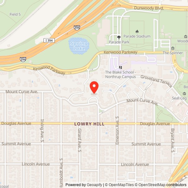 Charles J. Martin House Location Map