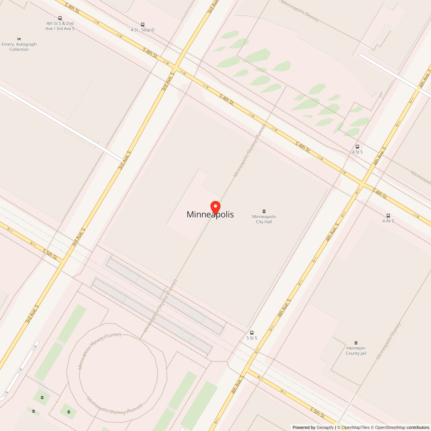 Municipal Building (City Hall/Court House) Location Map