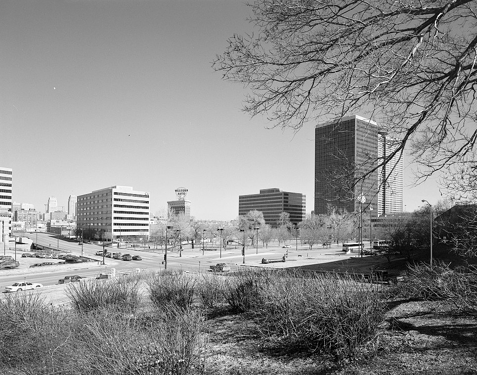 Union Station, Kansas City Missouri View of Setting Immediately East of Station, Looking North (Southeast Corner of Station Visible at Extreme Left) (1997)