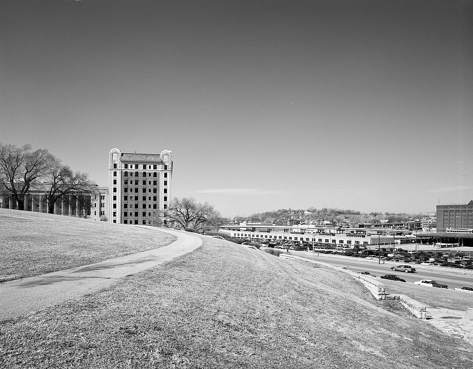 Union Station, Kansas City Missouri View of Setting Immediately West of Station, Looking North (Southwest Corner of Station Visible at Extreme Right) (1997)