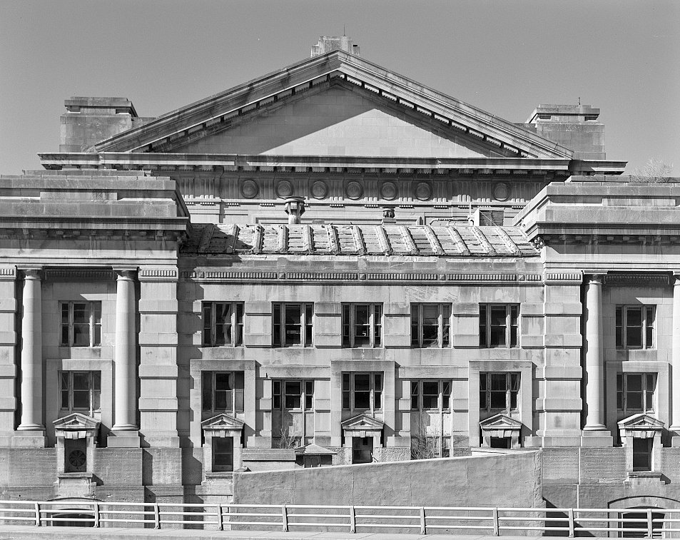 Union Station, Kansas City Missouri East Elevation of East Wing and Headhouse (1997)
