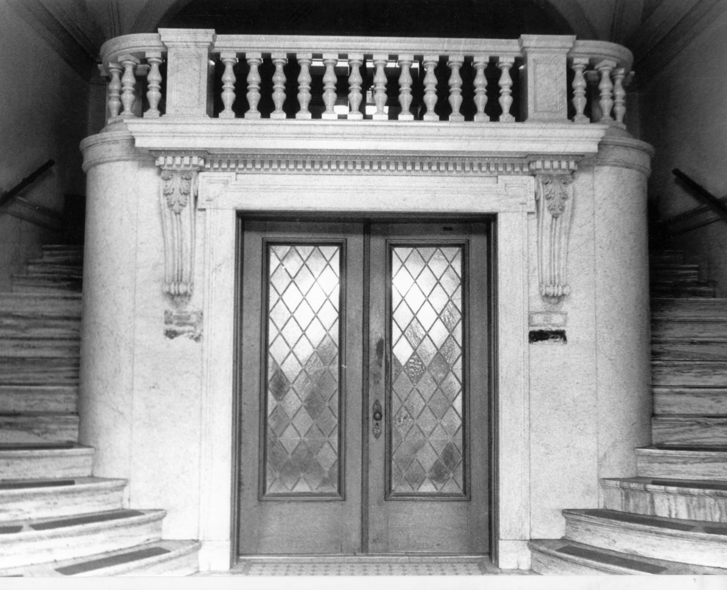 Loretto Academy, Kansas City Missouri Entry Staircase to the Second Floor (1983)