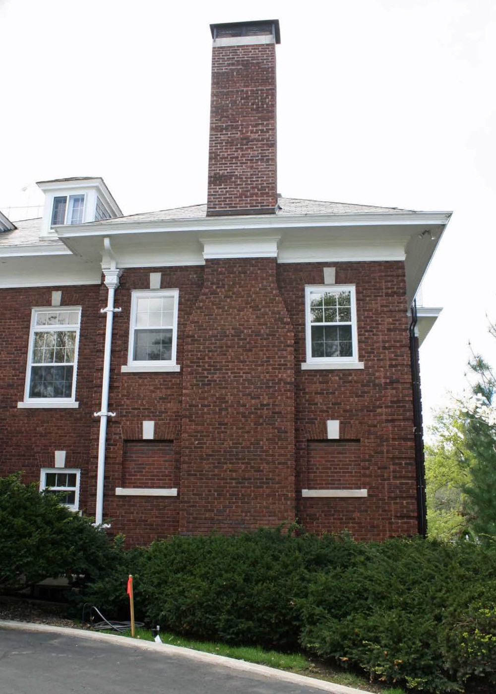 Charles and Josephine Peters House, Kansas City Missouri West portion of north elevation (2015)