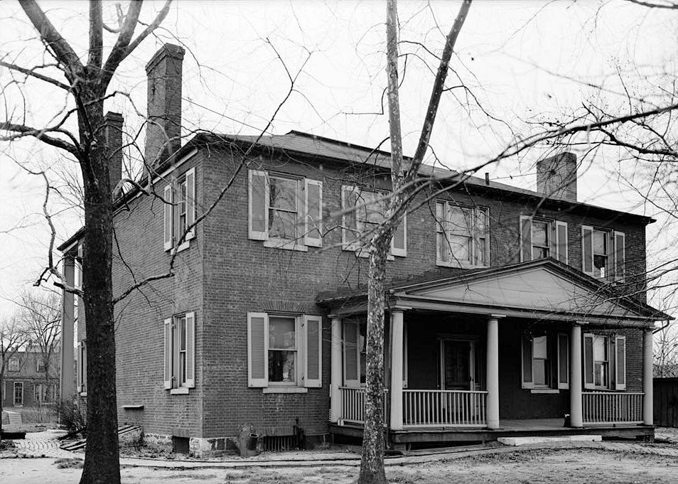 Captain Lewis Bissell Mansion, Saint Louis Missouri View from east (1940)