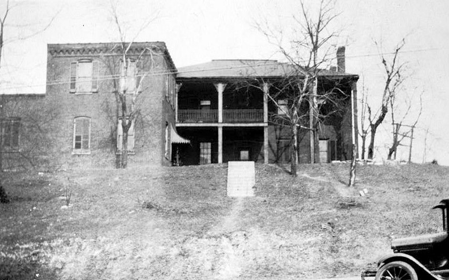 Captain Lewis Bissell Mansion, Saint Louis Missouri  View from the west (Prior to 1926)